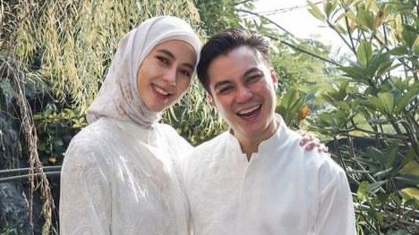 Baim Wong dan istrinya Paula Verhoeven