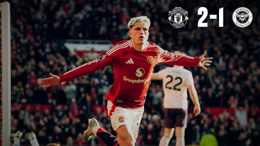 Manchester United Kalahkan Brentford 2-1 di Liga Inggris 2024/2025