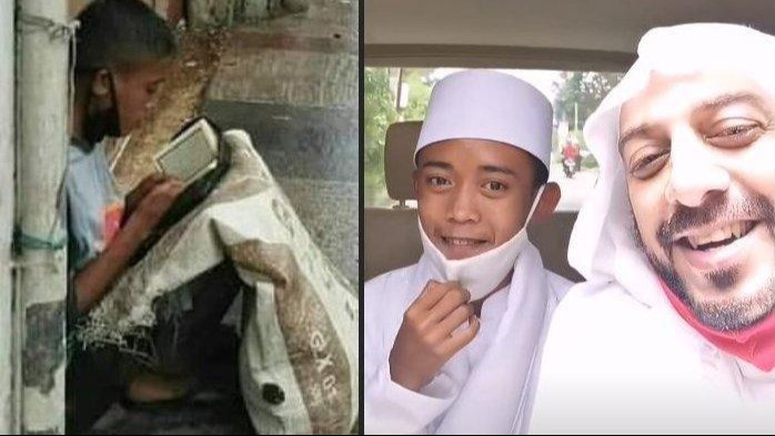 Kisah kebersamaan pemulung, Muhammad Gifari Akbar menjadi anak angkat almarhum Syekh Ali Jaber