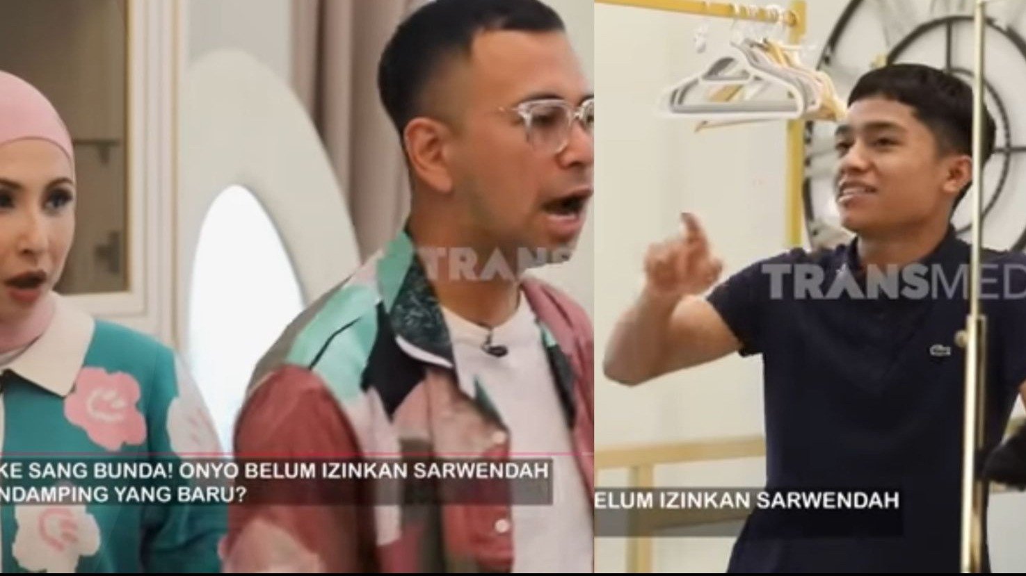 Raffi Ahmad dan Deswita Maharani kaget Betrand peto larang Sarwendah menikah lagi.