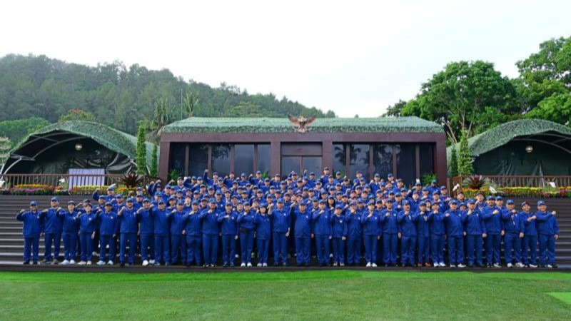 Retreat Kabinet Merah Putih di Lembah Tidar, Magelang, Jawa Tengah