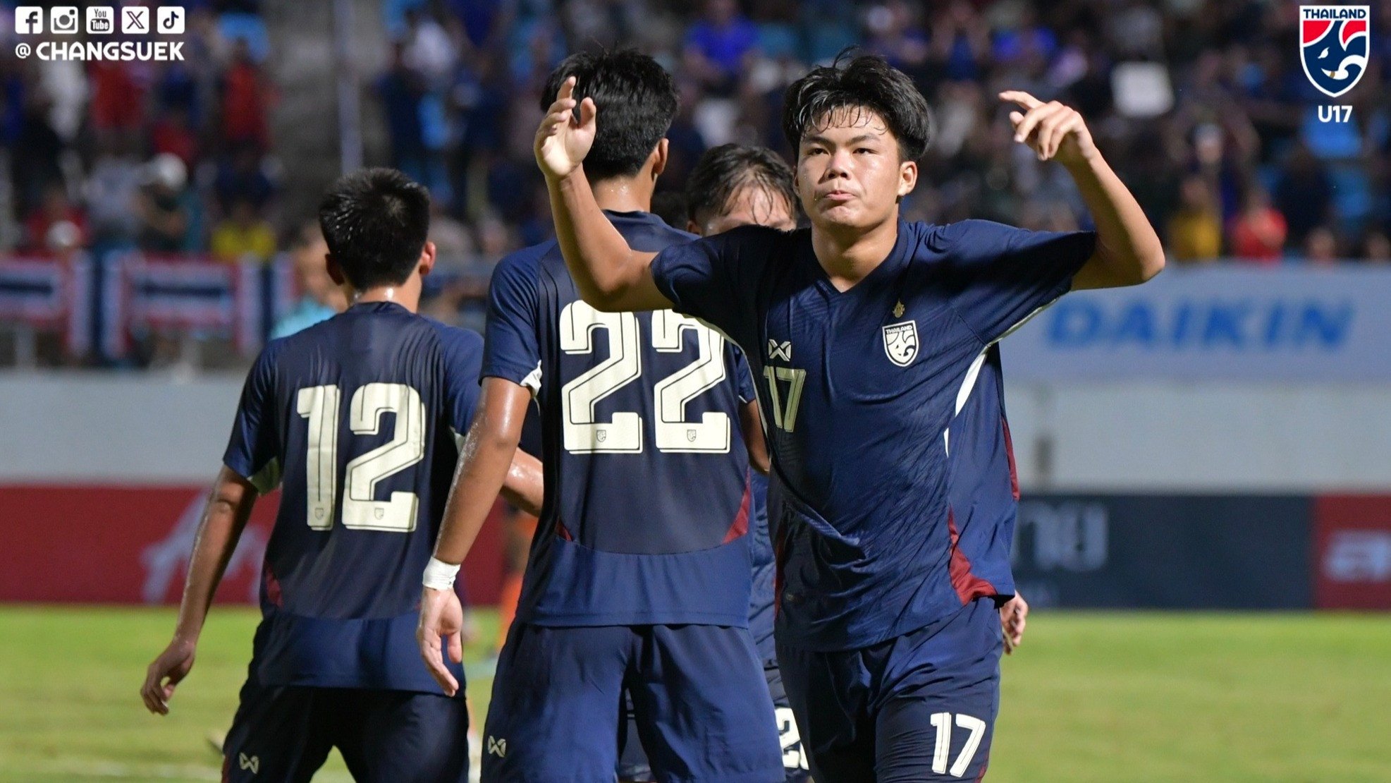 Thailand lolos Piala Asia U-17