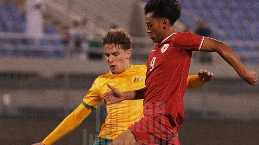 Timnas Indonesia U-17 melawan Australia.