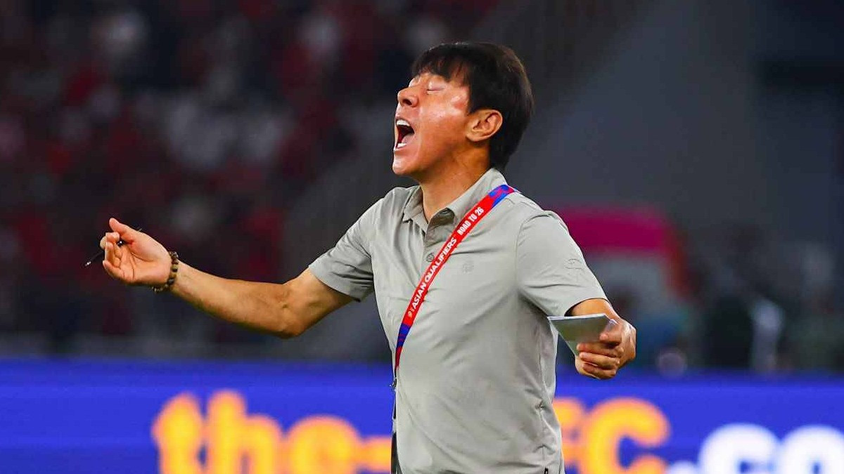 Pelatih Timnas Indonesia, Shin Tae-yong Marah