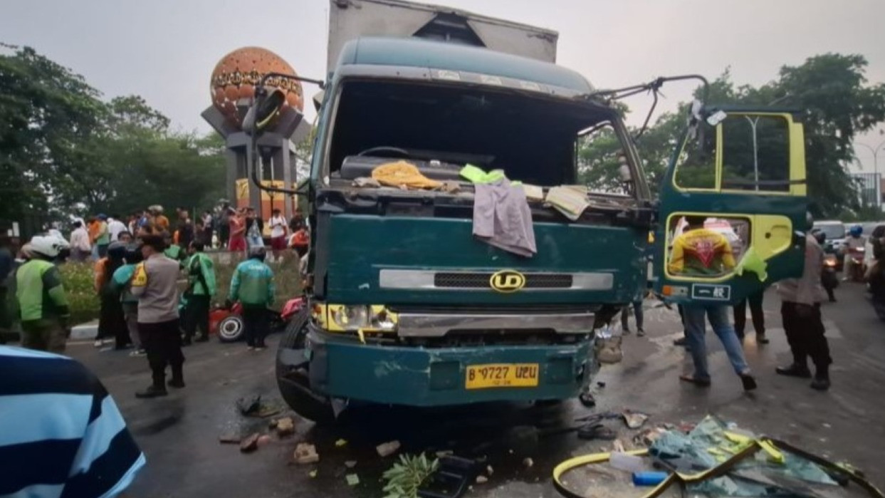 Mengerikan! Sopir Truk Tabrak 7 Orang di Tangerang Positif Narkoba