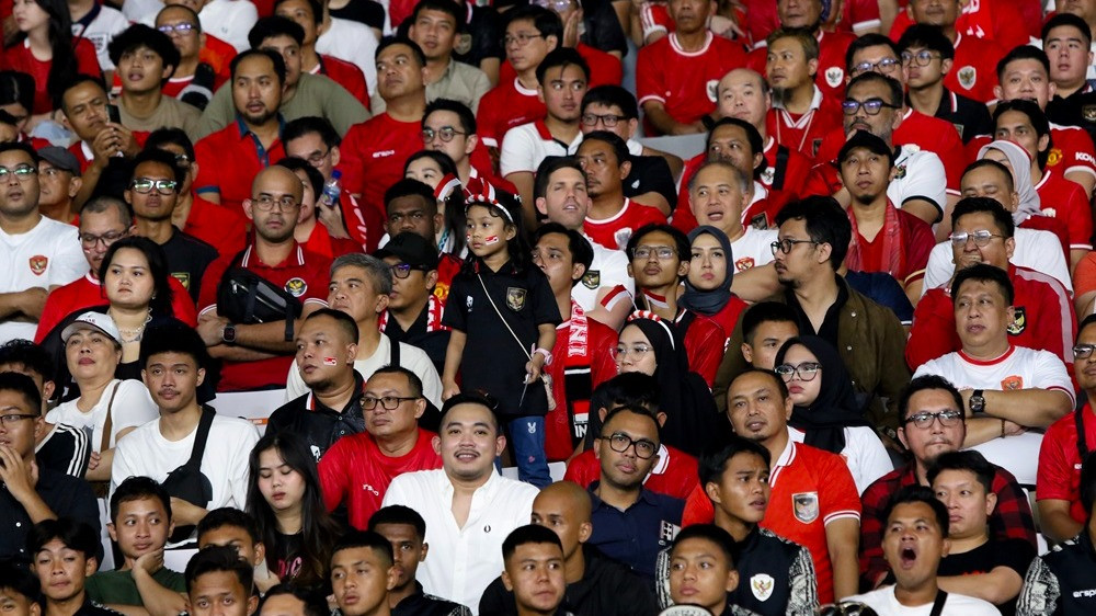 Suporter Timnas Indonesia diminta tak usah datang ke stadion saat hadapi Jepang