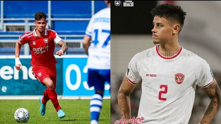 Pemain Timnas Indonesia Mees Hilgers disamakan dengan bek Liga Inggris