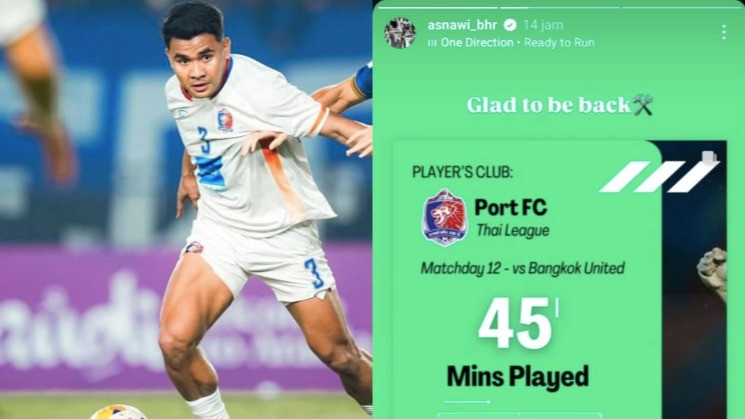 Tak Dipanggil Shin Tae-yong karena Cedera, Asnawi Mangkualam kok Bisa Main di Laga Port FC vs Bangkok United?
            - galeri foto