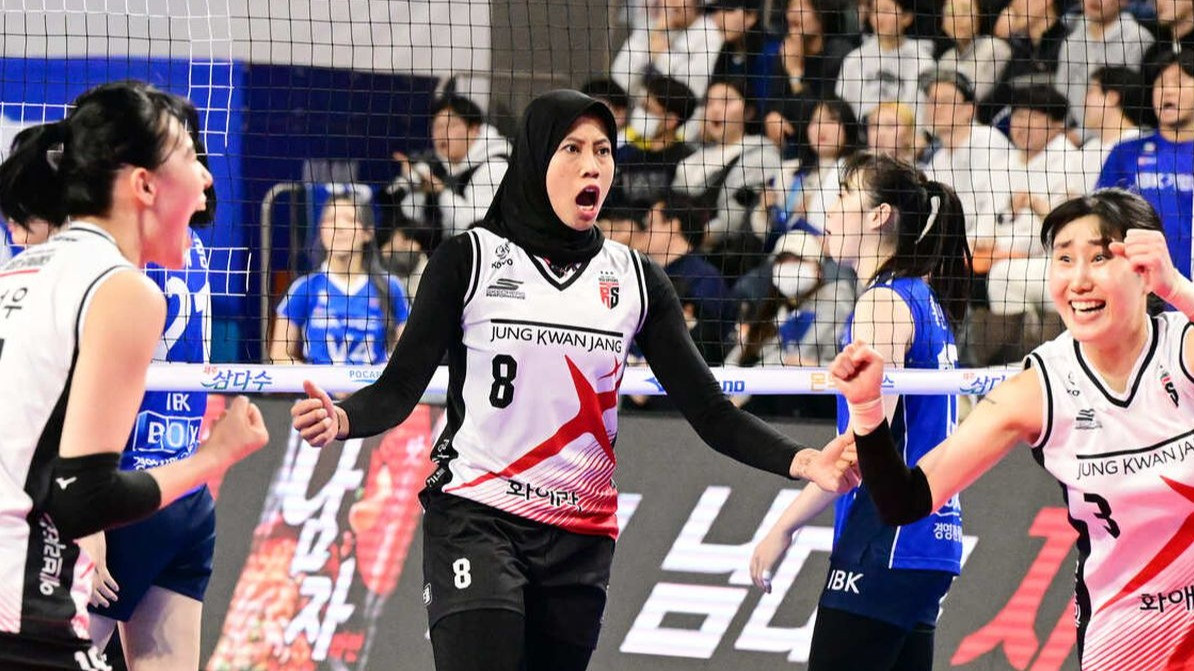 Top 3 Sport: Legenda Red Sparks Puji Megatron, Top Skor Liga Voli Korea, Media Korea Pertanyakan Hijab Megawati Hangestri
            - galeri foto