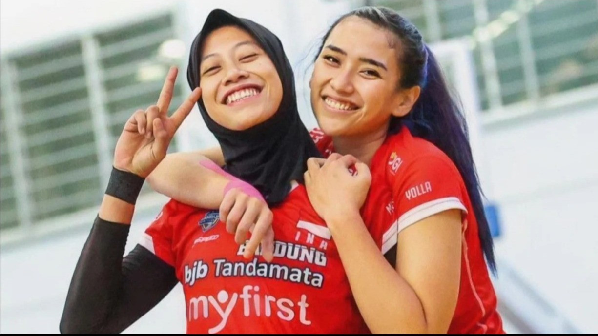 Megawati Hangestri bersama Yolla Yuliana
