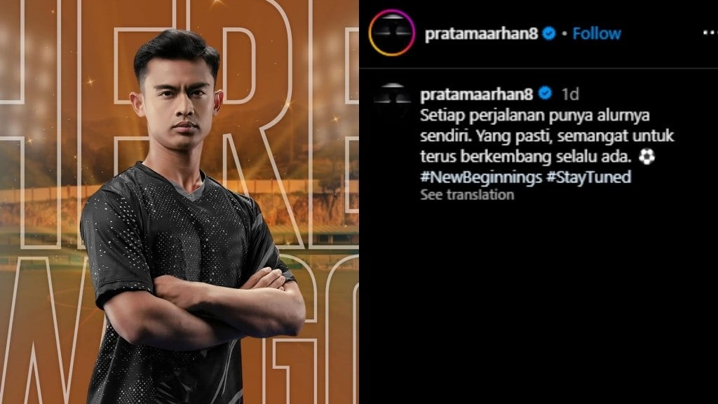 Unggahan Pratama Arhan yang diduga netizen mengindikasikan bahwa ia tak perpanjang kontrak dengan Suwon FC.