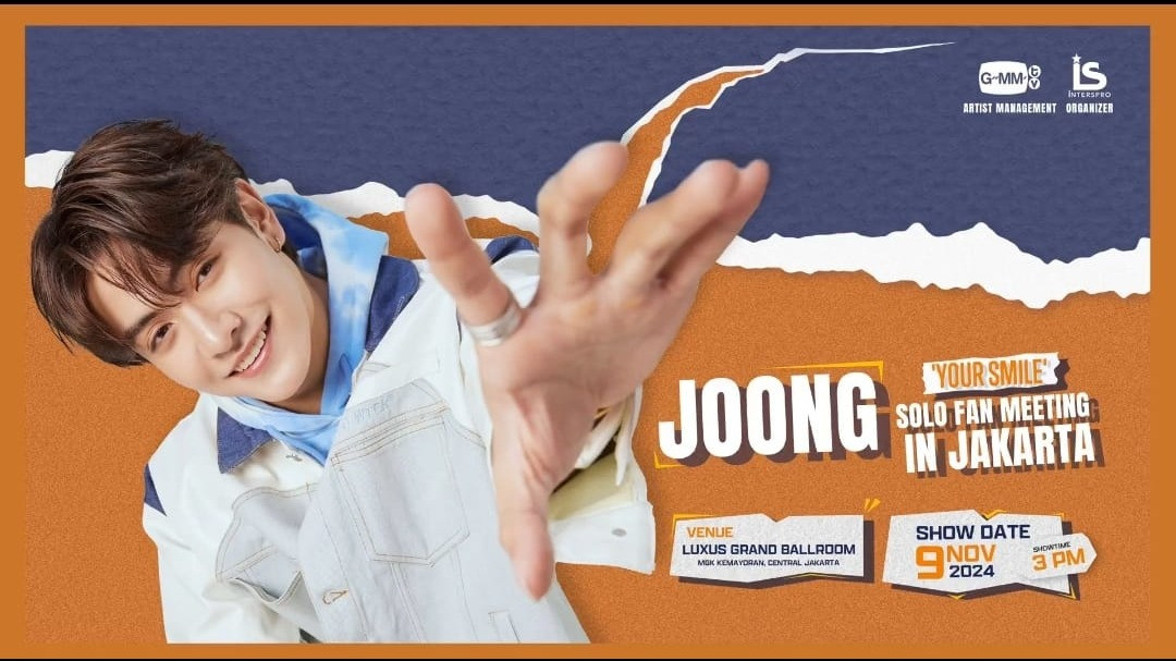 Poster Fan Meeting Joong Archen di Jakarta