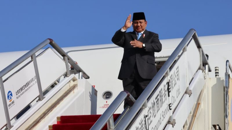 Presiden Prabowo Subianto bertolak dari China ke Amerika Serikat, Minggu (10/11/2024)