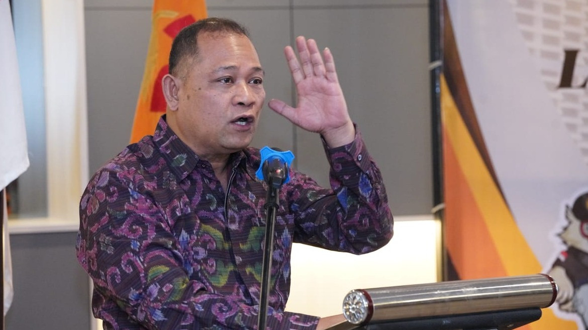 Anggota Bawaslu Totok Hariyono memberikan Pelatihan Legal Opinion dan Advokasi Hukum Pengawas Pemilu di Kabupaten Belitung, Provinsi Kepulauan Bangka Belitung.