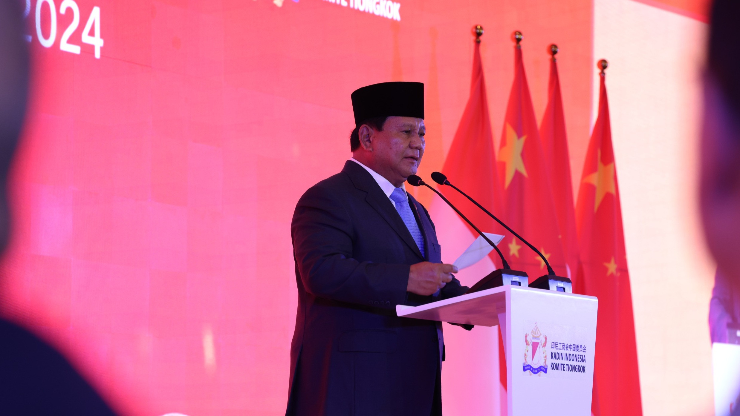 Presiden Prabowo Subianto saat kunjungan kerja ke China