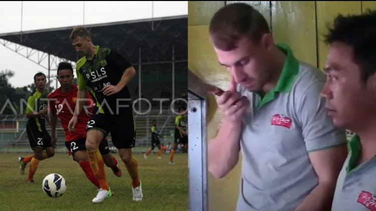 Gajinya tak dibayar bikin bule Rusia ini pilih berjualan jus di Solo