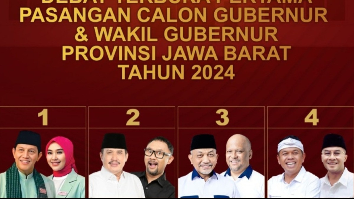 Debat perdana Pilkada Jabar