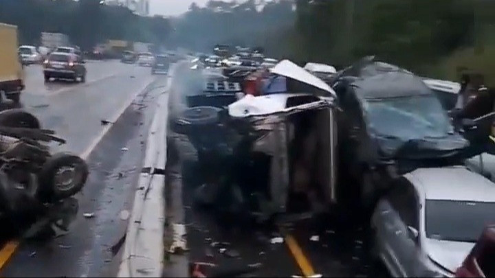 Polisi Ungkap Kondisi Terkini Sopir Truk Penyebab Kecelakaan Beruntun Tol Purbaleunyi