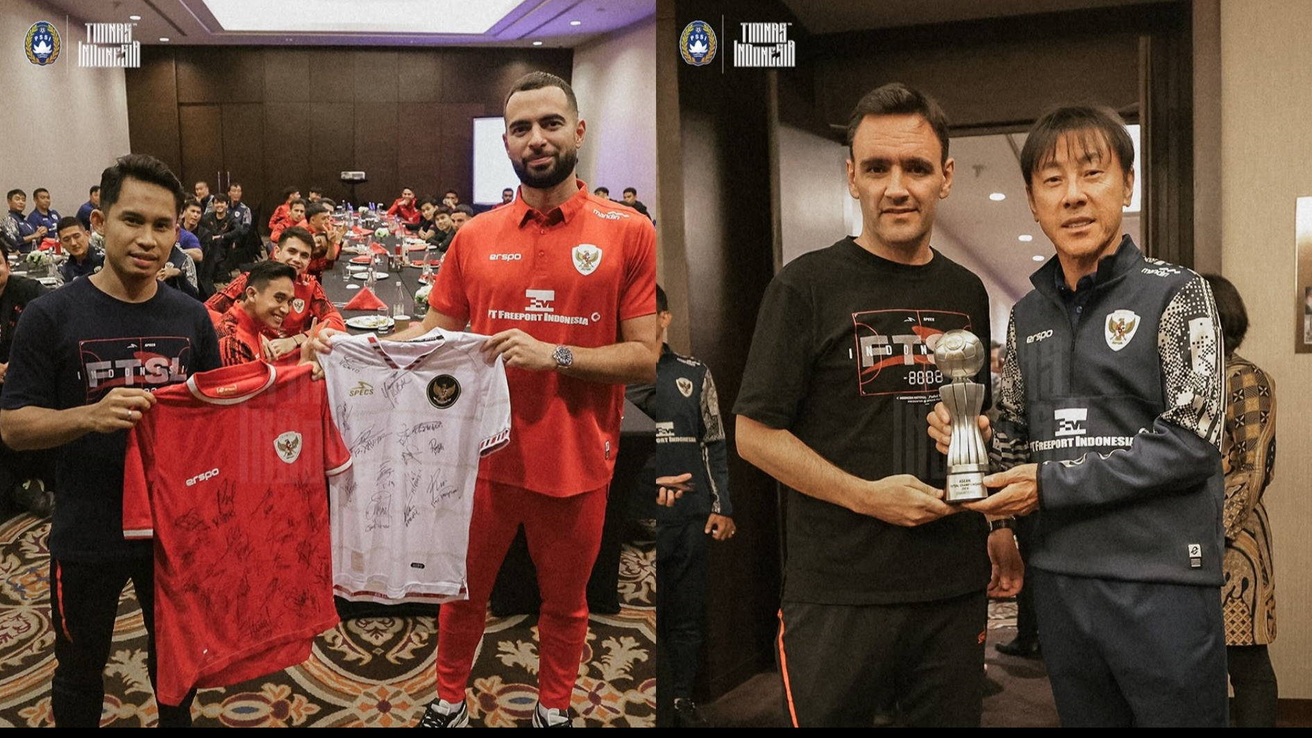 Momen Timnas Futsal Disambut Timnas Indonesia Usai Juara ASEAN Futsal Championship 2024, Simulasi Angkat Trofi Piala AFF
            - galeri foto