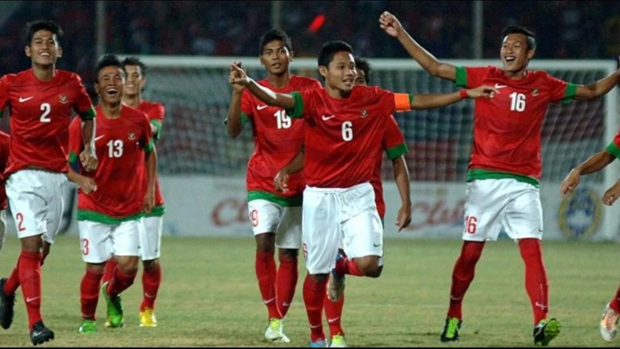 Evan Dimas saat membela Timnas Indonesia U-19