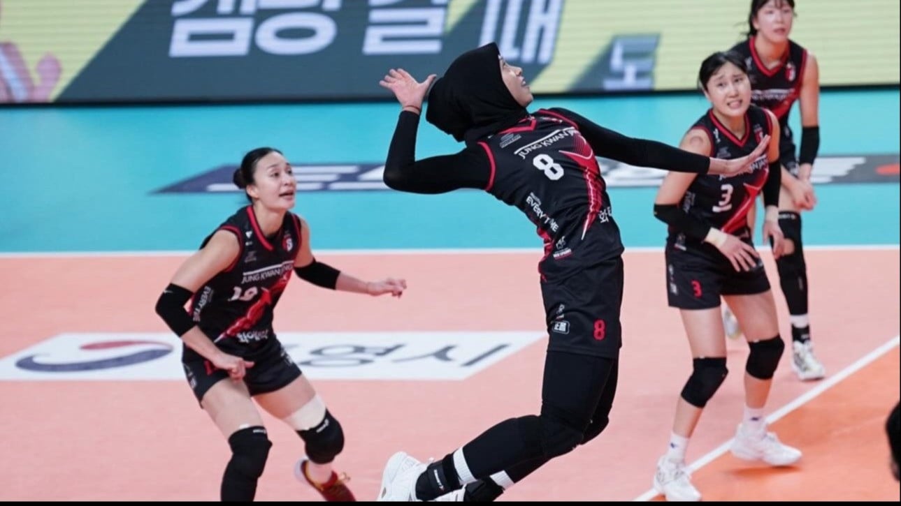 Megawati Hangestri bersama Red Sparks di V league musim ini