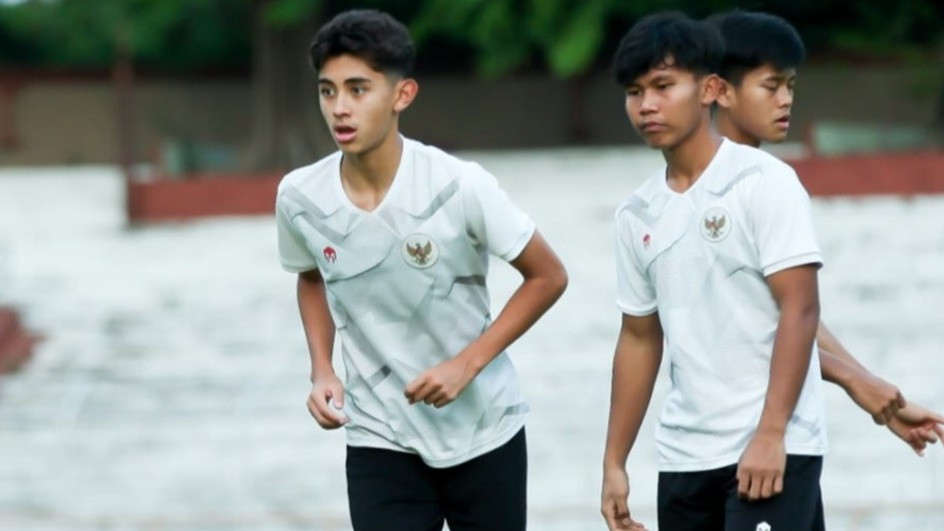 Pemain Timnas Indonesia U-20, Welber Jardim Sedang Berlatih