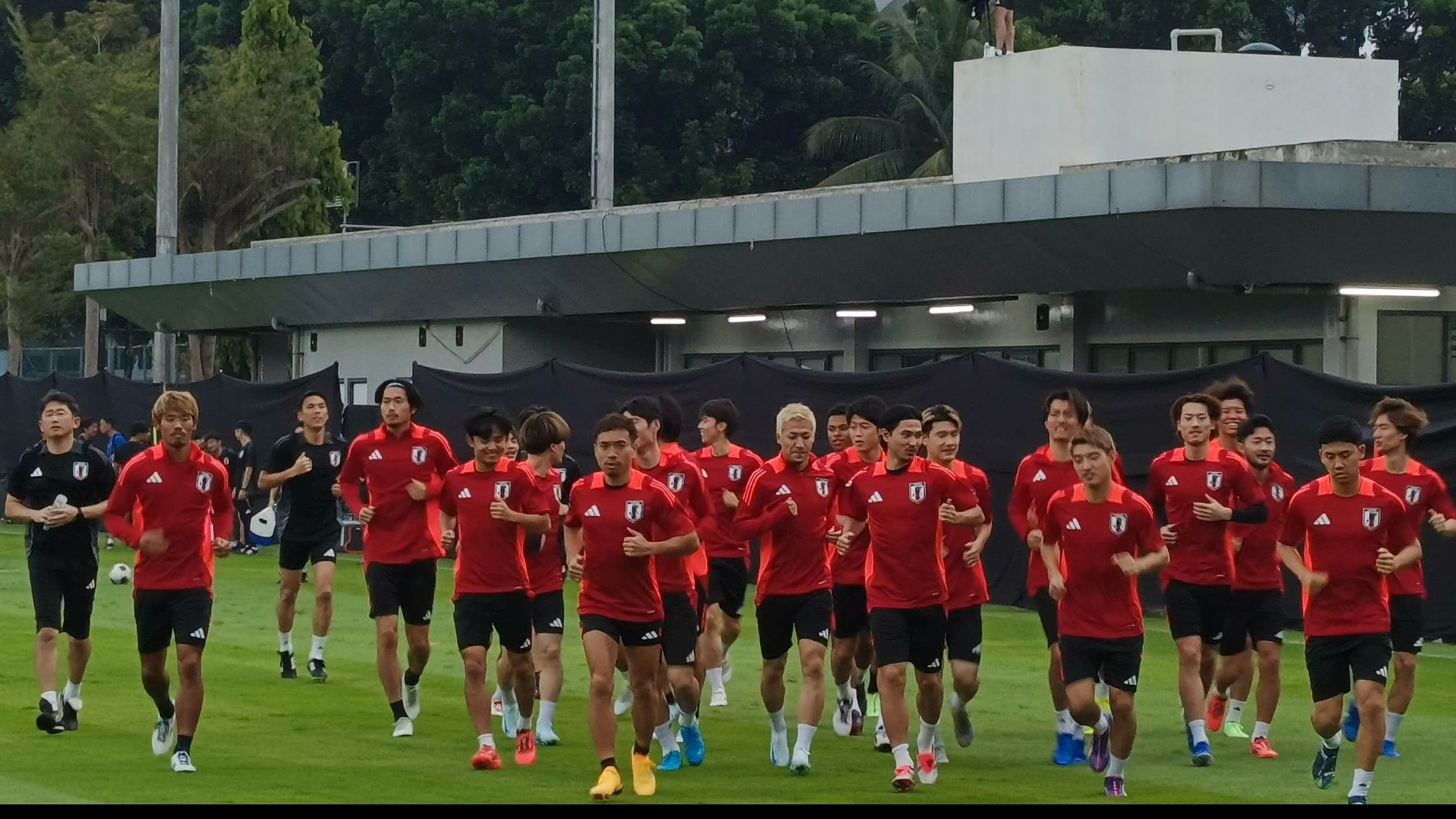 Skuad Jepang jalani latihan lanjutan di Stadion Madya, Kawasan GBK, Rabu (13/11/2024)