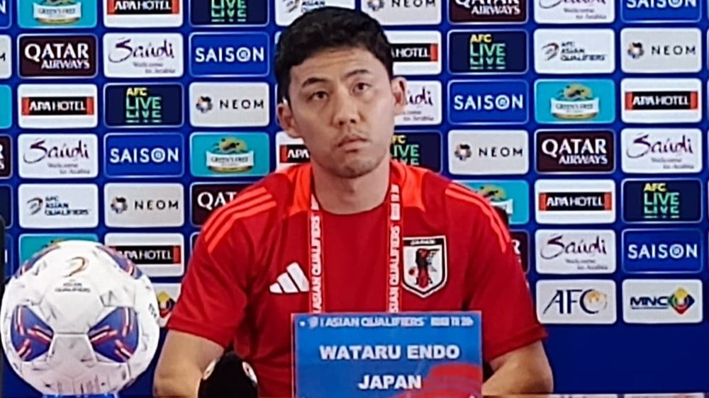 Wataru Endo tetap percaya diri hadapi Timnas Indonesia