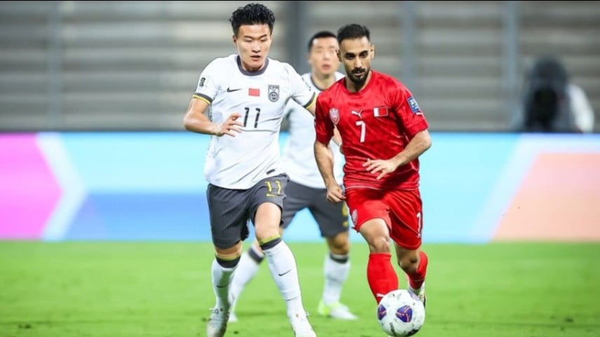 Bahrain saat melawan China di Kualifikasi Piala Dunia 2026