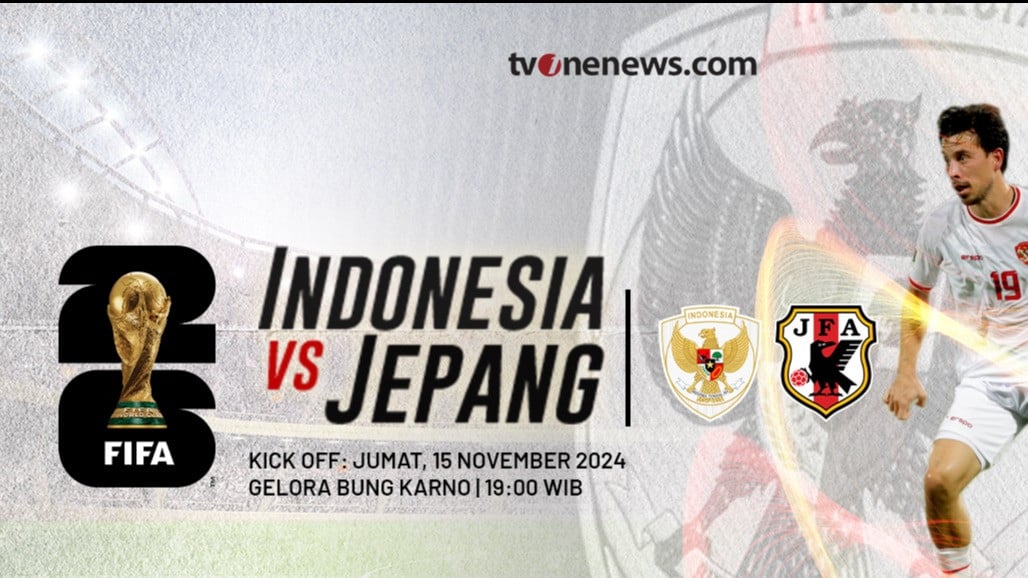 Pertandingan Timnas Indonesia Vs Jepang di Kualifikasi Piala Dunia 2026 Zona Asia