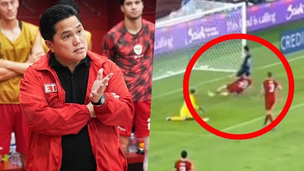 Erick Thohir dan detik-detik gol bunuh diri Justin Hubner