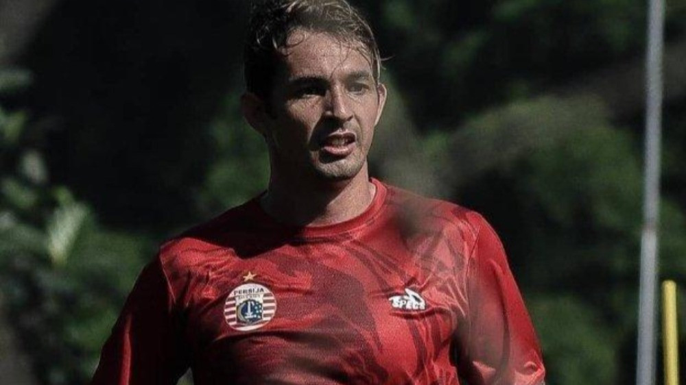 Penyerang naturalisasi yang tidak pernah perkuat Timnas Indonesia, Silvio Escobar saat berseragam Persija Jakarta
