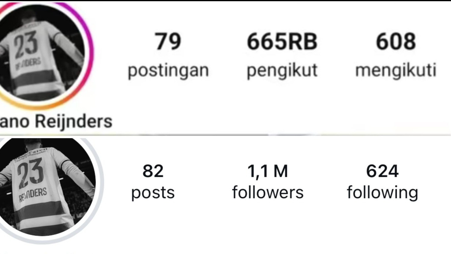 Pengikut Instagram Eliano Reijnders melonjak pesat