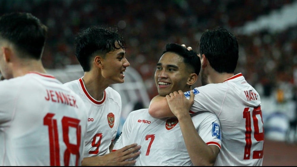 Timnas Indonesia saat menghadapi Arab Saudi di Kualifikasi Piala Dunia 2026