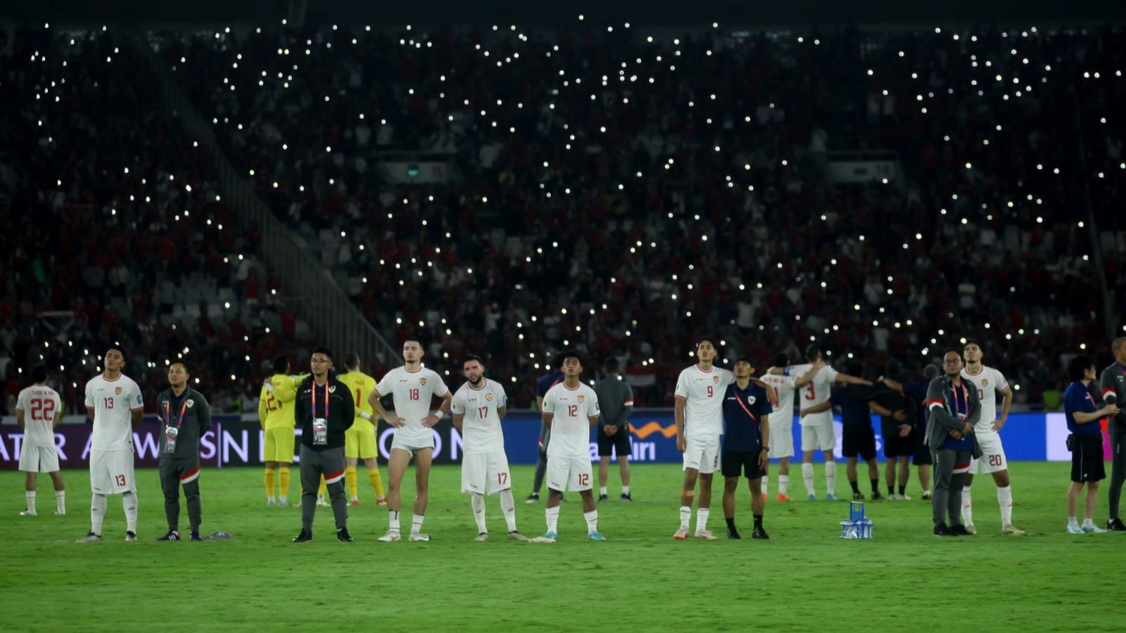 Para Pemain Timnas Indonesia usai Laga Menghadapi Arab Saudi di Kualifikasi Piala Dunia 2026