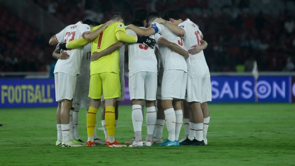 Timnas Indonesia Saat Melawan Arab Saudi di Stadion Utama Gelora Bung Karno (SUGBK), Selasa (19/11/2024)