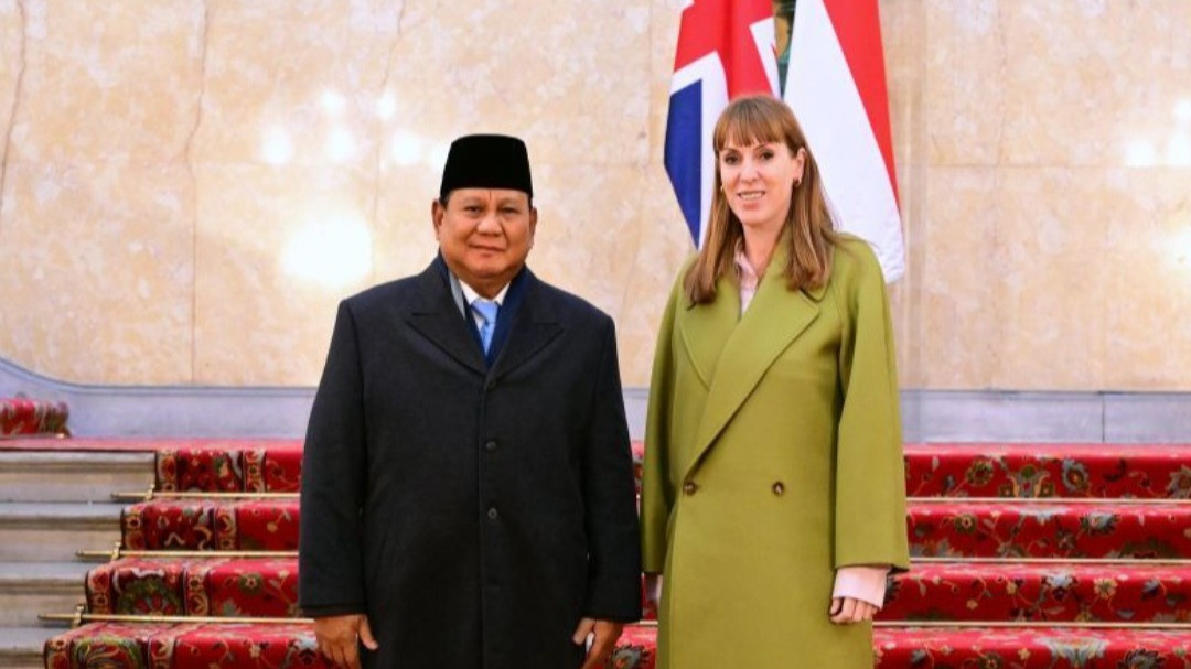 Presiden RI Prabowo Subianto dan Wakil Perdana Menteri Inggris Angela Rayner