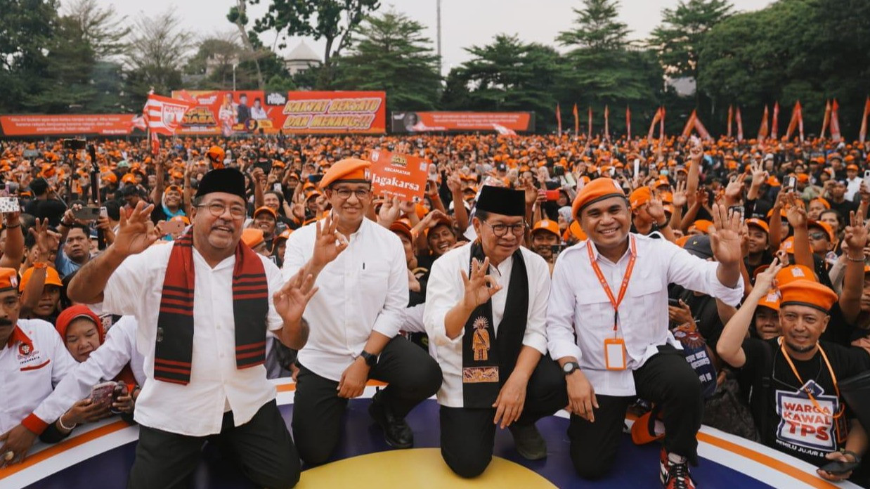 Anies Baswedan All Out Dukung Pramono Anung-Rano Karno