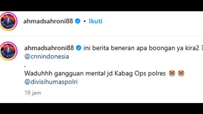 AKP Dadang Iskandar Disebut-sebut Punya Gangguan Mental, Hal Ini Jadi Sorotan Wakil Ketua Komisi III DPR RI Sebut Waduh Gangguan Mental Jadi Kabag Ops Polres