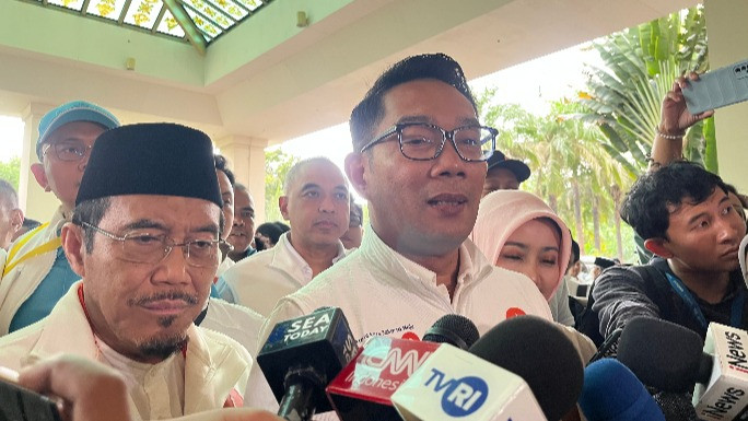 Ridwan Kamil-Suswono di kampanye akbar, Sabtu (23/11/2024).