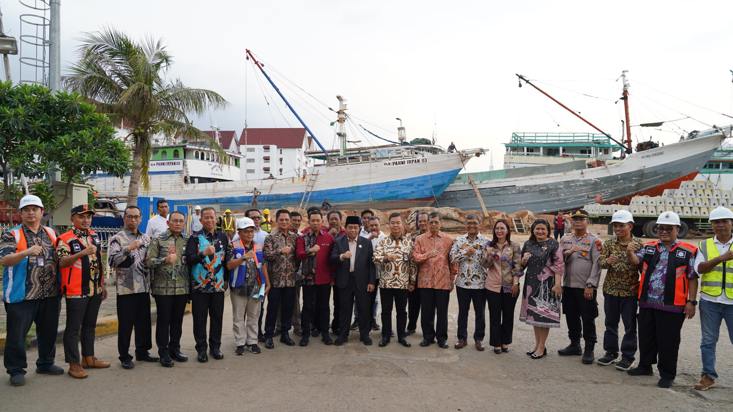 Pelindo Regional 2 Bersama Pemprov DKI Jakarta mengunjungi Pelabuhan Sunda Kelapa, Jakarta Utara.