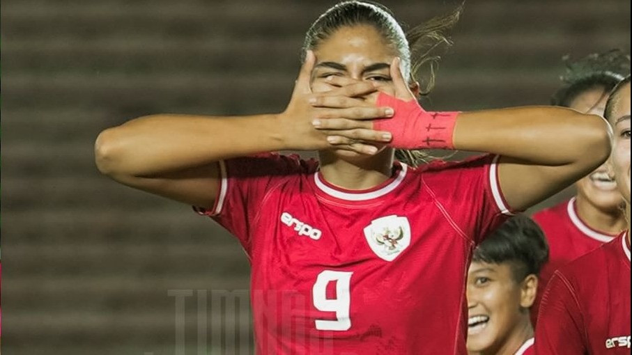 Pemain Timnas Putri Indonesia, Claudia Scheunemann di Piala AFF Wanita 2024