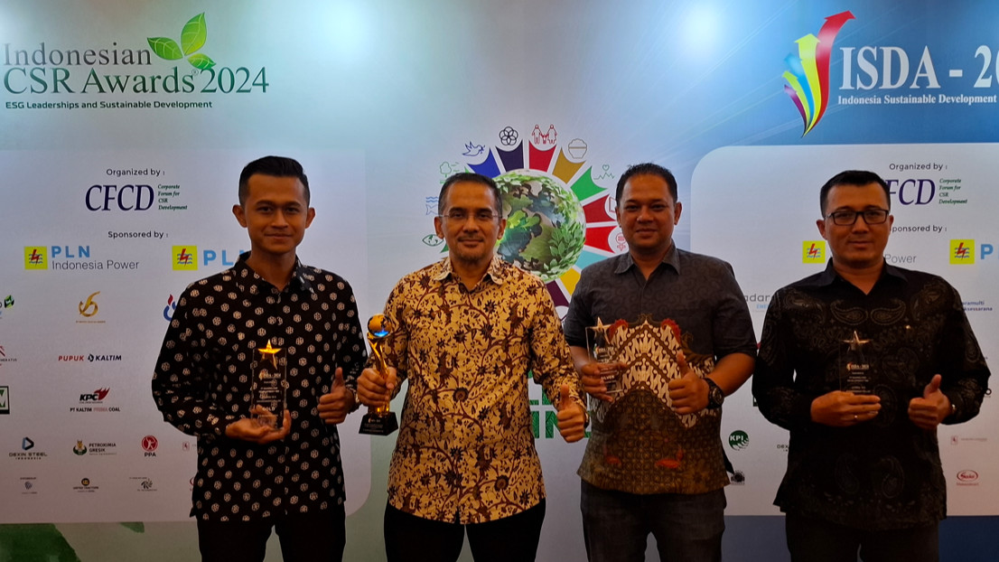 Bakrieland menerima penghargaan di Indonesia Sustainable Development Goals Award (ISDA) 2024.