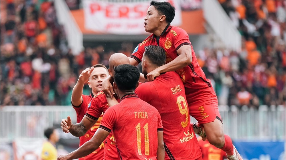 Persija Jakarta menang atas Persik Kediri dengan skor 2-0 di lanjutan Liga 1 2024-2025