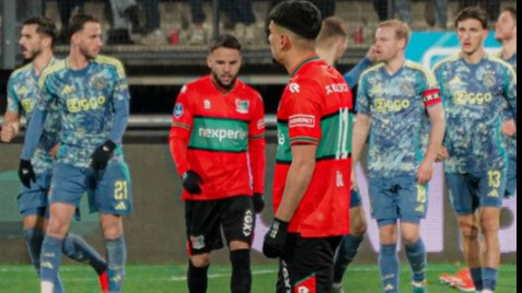 Calvin Verdonk main 90 menit saat NEC Nijmegen vs Ajax Amsterdam