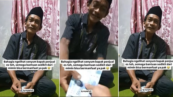 Pak Surhaji penjual es teh