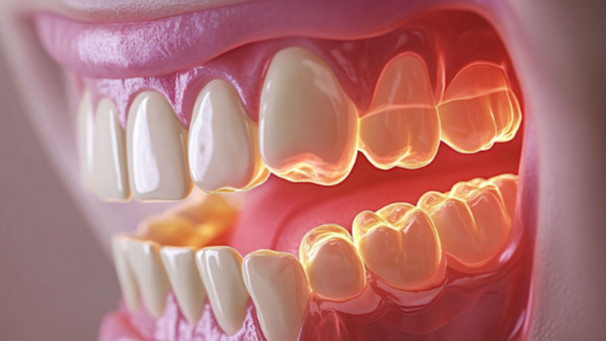 Ilustrasi - Gingivitis atau radang gusi.