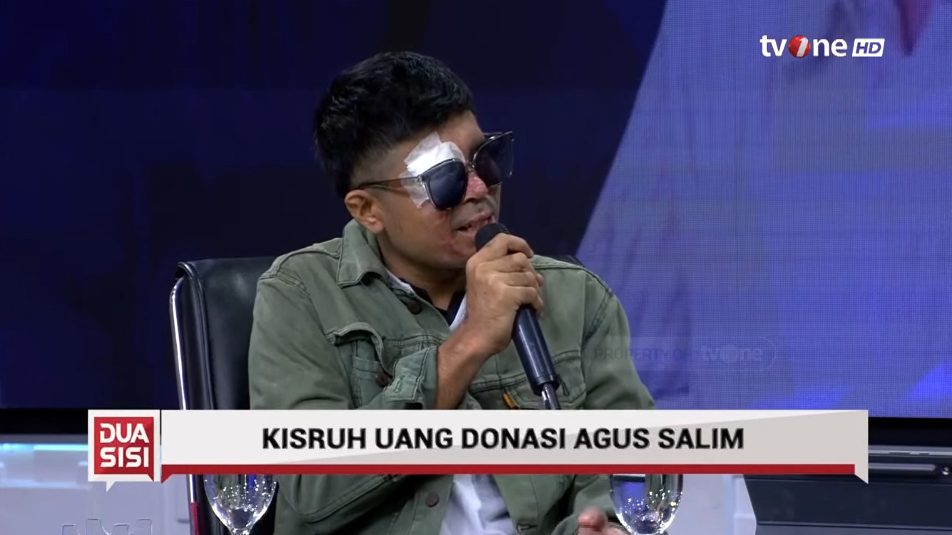 Agus Salim di acara Dua Sisi tvOne