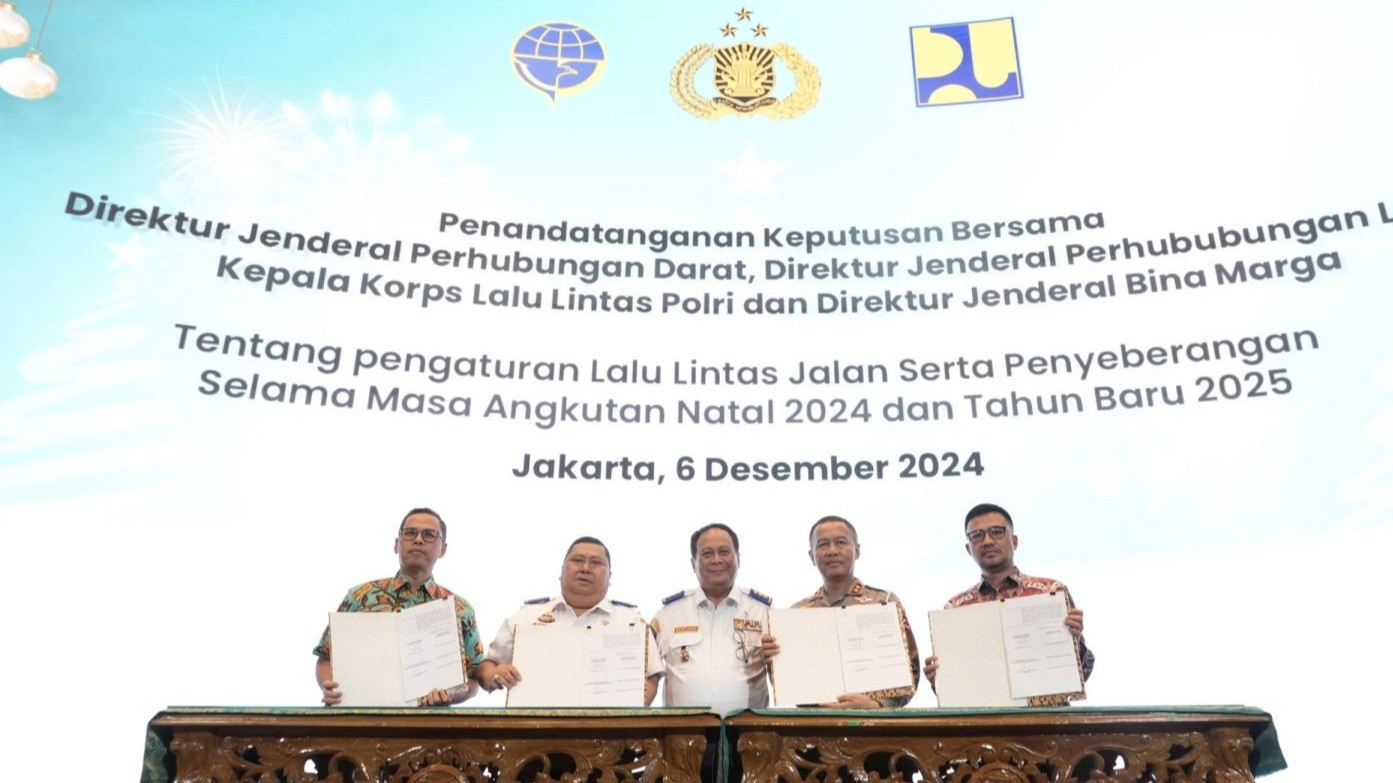 Penandatanganan SKB Selama Masa Angkutan Natal 2024 dan Tahun Baru 2025