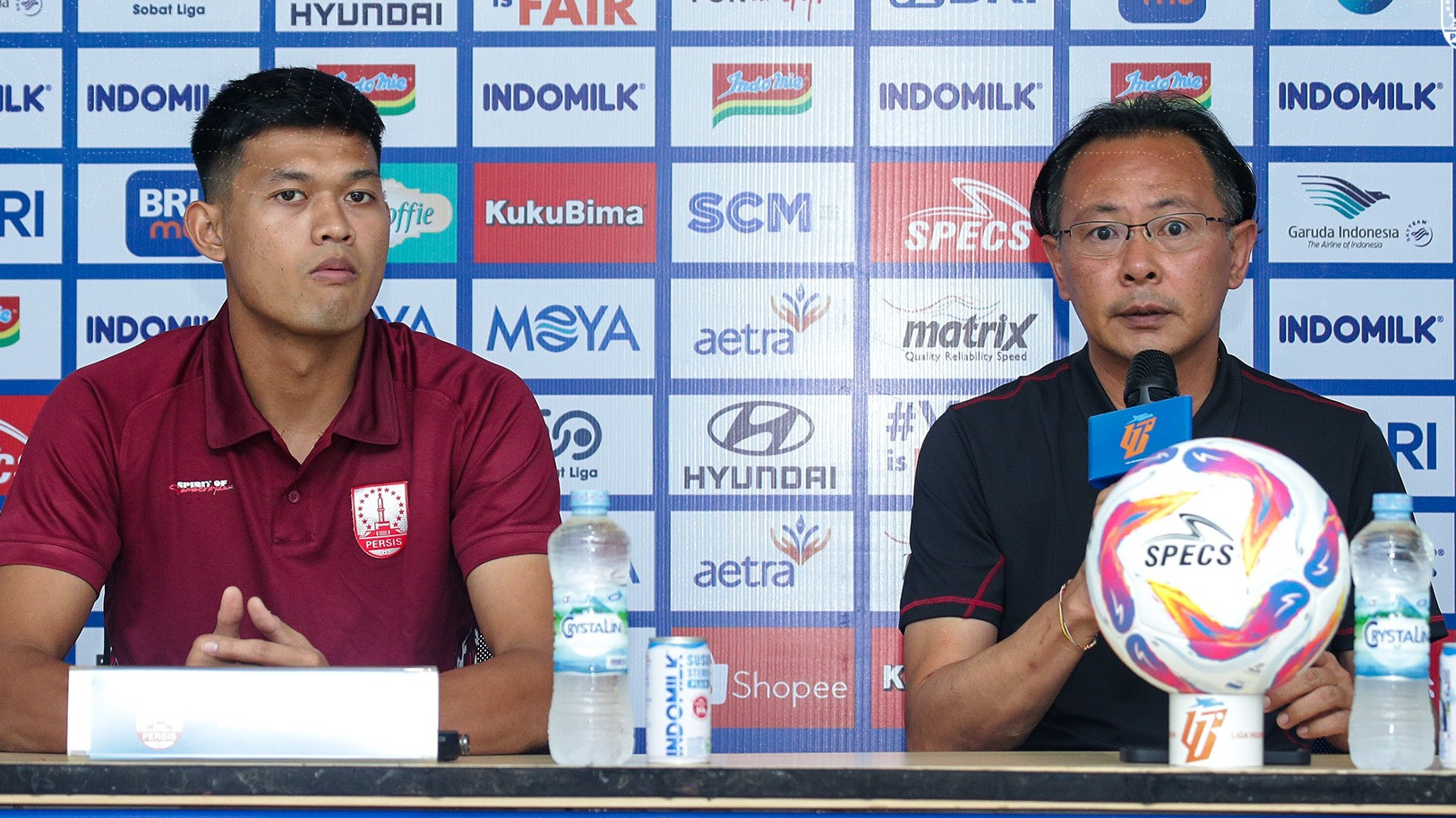 Pelatih Persis Solo, Ong Kim Swee (kanan)